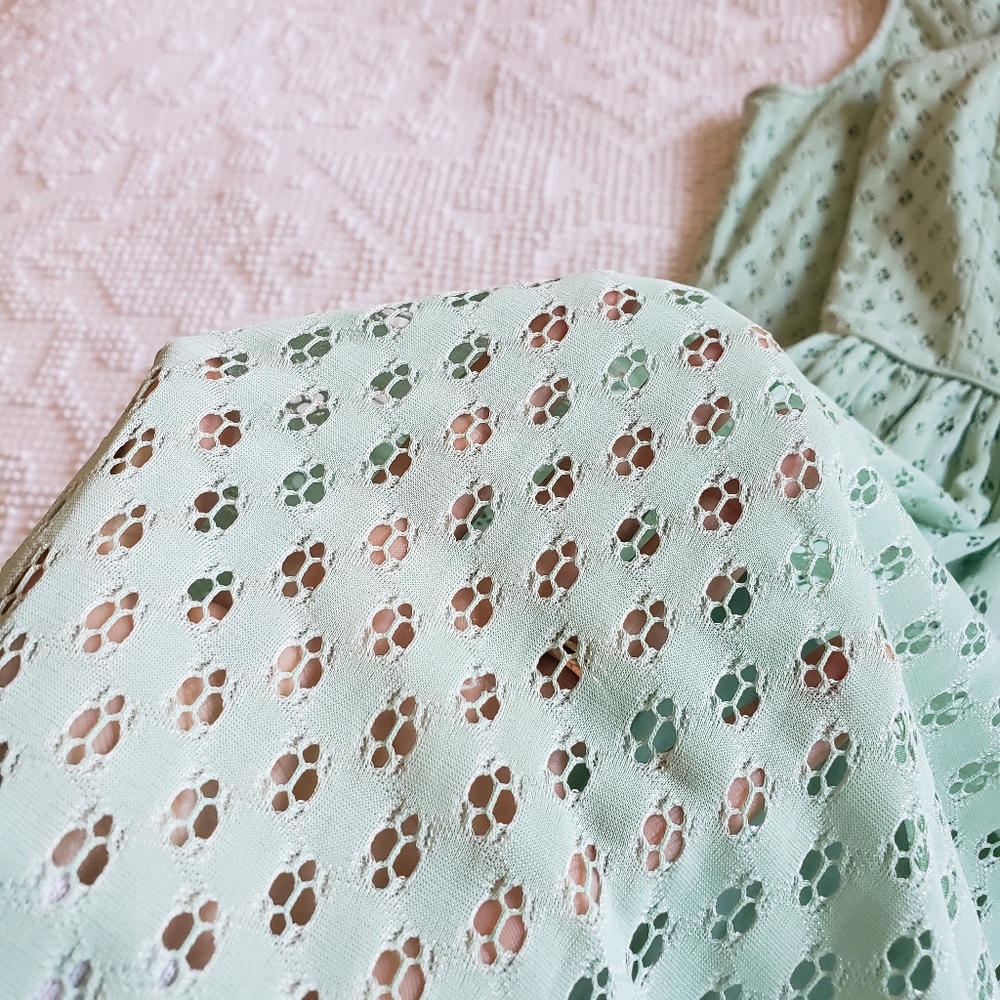 1950s Vintage Dress Jacket Set KerryBrooke by JC Penney's  Atomic Mint - Picture 15 of 15